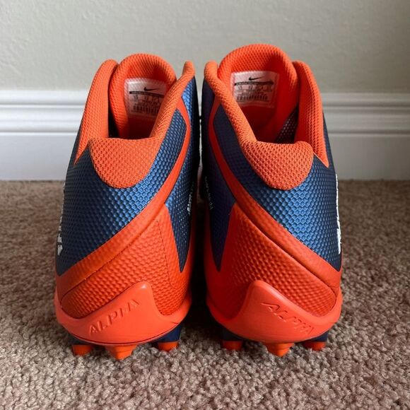 Nike Skin Alpha Pro 2 Football Cleats Athletic Sneakers Sport Blue Orange Men 13 main image 9